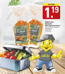 WEZ EDEKA Bio Dänische Mini Speisemöhren Angebot
