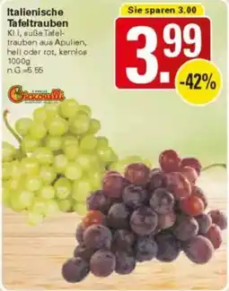 WEZ Italienische Tafeltrauben Angebot