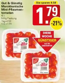 WEZ Gut & Günstig Marokkanische Mini-Pflaumen-tomaten Angebot