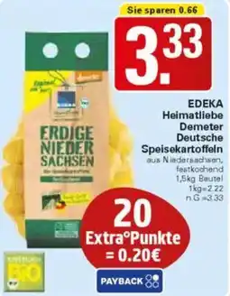 WEZ EDEKA Heimatliebe Demeter Deutsche Speisekartoffeln Angebot