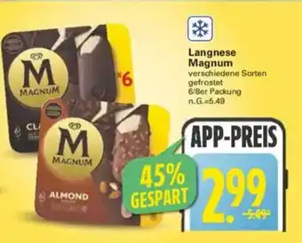 WEZ Langnese Magnum Angebot