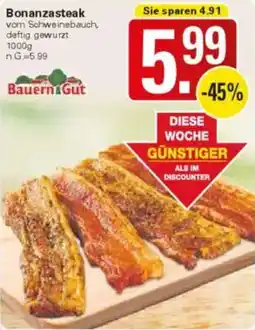 WEZ Bonanzasteak Angebot