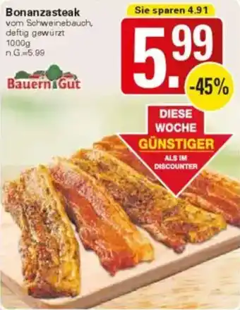 WEZ Bonanzasteak Angebot