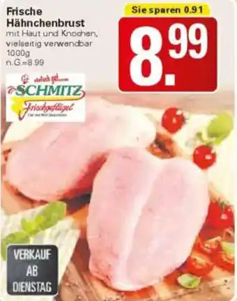 WEZ Frische Hähnchenbrust Angebot