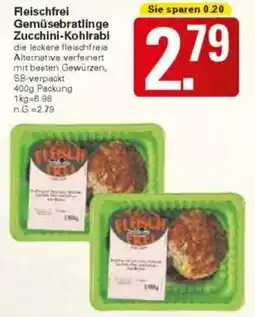 WEZ Fleischfrei Gemüsebratlinge Zucchini-Kohlrabi Angebot
