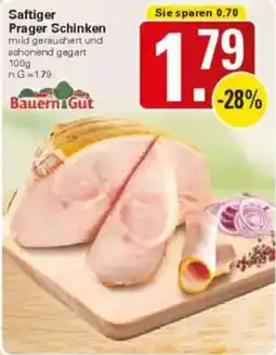 WEZ Bauern Gut Saftiger Prager Schinken Angebot
