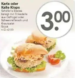 WEZ Karla oder Kalle Klops Angebot