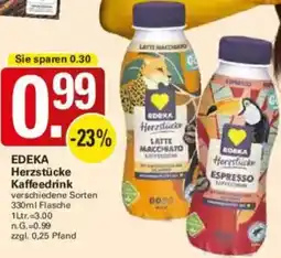 WEZ EDEKA Herzstücke Kaffeedrink Angebot