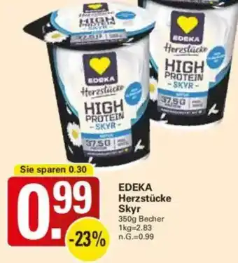 WEZ EDEKA Herzstücke Skyr Angebot