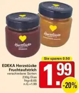 WEZ EDEKA Herzstücke Fruchtaufstrich Angebot