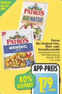 WEZ Patros Bio-Original Feta, Mini- oder Genießerwürfel Angebot