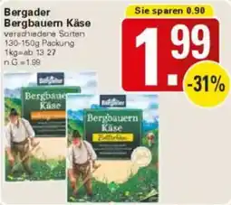 WEZ Bergader Bergbauern Käse Angebot