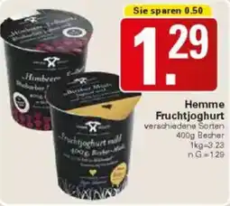 WEZ Hemme Fruchtjoghurt Angebot