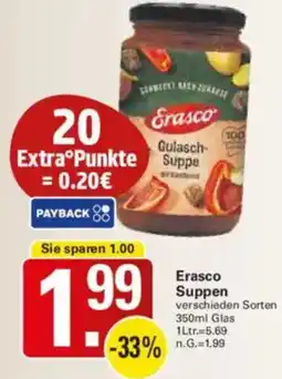 WEZ Erasco Suppen Angebot