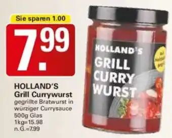 WEZ HOLLAND'S Grill Currywurst Angebot
