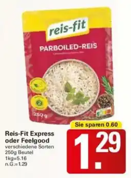 WEZ Reis-Fit Express oder Feelgood Angebot