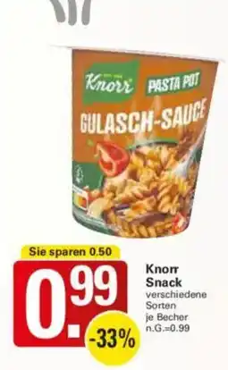 WEZ Knorr Snack Angebot