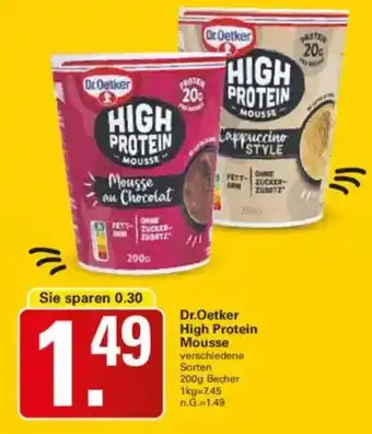 WEZ Dr.Oetker High Protein Mousse Angebot