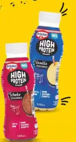 WEZ Dr. Oetker High Protein Shake Angebot