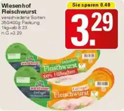 WEZ Wiesenhof Fleischwurst Angebot