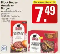 WEZ Block House American Burger Angebot