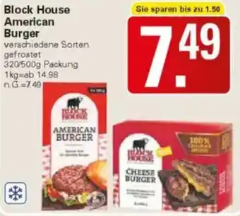 WEZ Block House American Burger Angebot