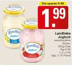 WEZ Landliebe Joghurt Angebot