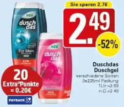 WEZ Duschdas Duschgel Angebot