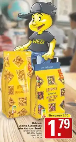 WEZ Bahlsen Leibniz Kunterbunt oder Knusper Snack Angebot