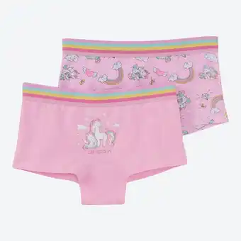 NKD Kinder-Mädchen-Panty mit Kontrastwebbund, 2er-Pack Angebot