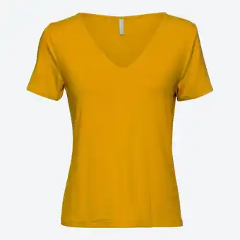 NKD Damen-T-Shirt mit V-Ausschnitt Angebot