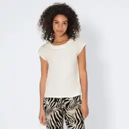 NKD Damen-T-Shirt mit Flechtzöpfen am Ausschnitt Angebot