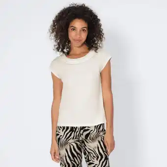 NKD Damen-T-Shirt mit Flechtzöpfen am Ausschnitt Angebot