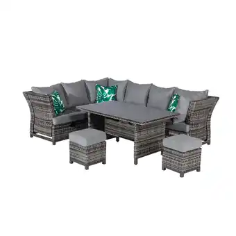 toom Baumarkt Lounge-Set 'Thea' anthrazit 5-teilig Angebot