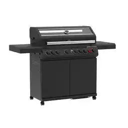 toom Baumarkt Rösle Gasgrill 'Artiso G6-SB Nero' schwarz 158 x 114,5 x 53 cm Angebot