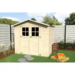 toom Baumarkt décor et jardin Gartenhaus 'Lode' Nadelholz naturbelassen 210 x 180 cm Angebot