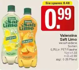 WEZ Valensina Saft Limo Angebot