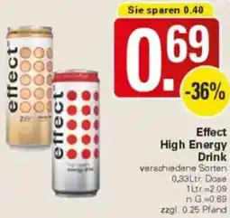 WEZ Effect High Energy Drink Angebot