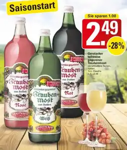 WEZ Gerstacker teilweise gegorener Traubenmost Angebot