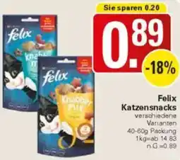 WEZ Felix Katzensnacks Angebot