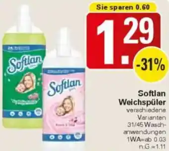 WEZ Softlan Weichspüler Angebot