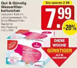 WEZ Gut & Günstig Wasserfilterkartuschen Angebot