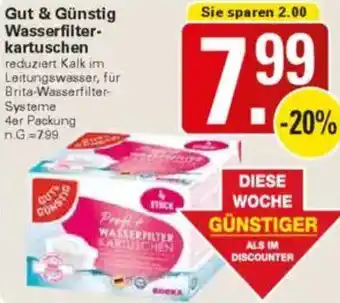 WEZ Gut & Günstig Wasserfilterkartuschen Angebot