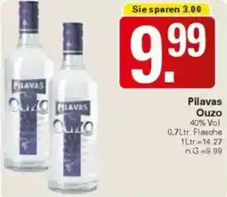 WEZ Pilavas Ouzo Angebot