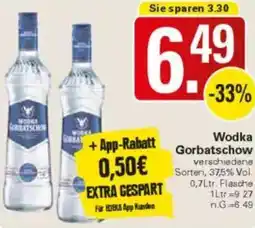 WEZ Wodka Gorbatschow Angebot