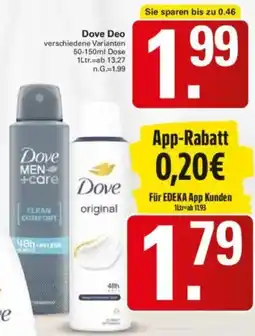WEZ Dove Deo Angebot