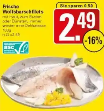 WEZ Frische Wolfsbarschfilets Angebot