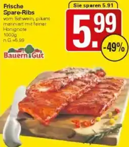 WEZ Bauern Gut Frische Spare-Ribs Angebot