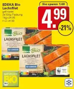 WEZ EDEKA Bio Lachsfilet Angebot
