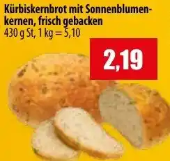 Mix Markt Kürbiskernbrot mit Sonnenblumenkernen, frisch gebacken Angebot